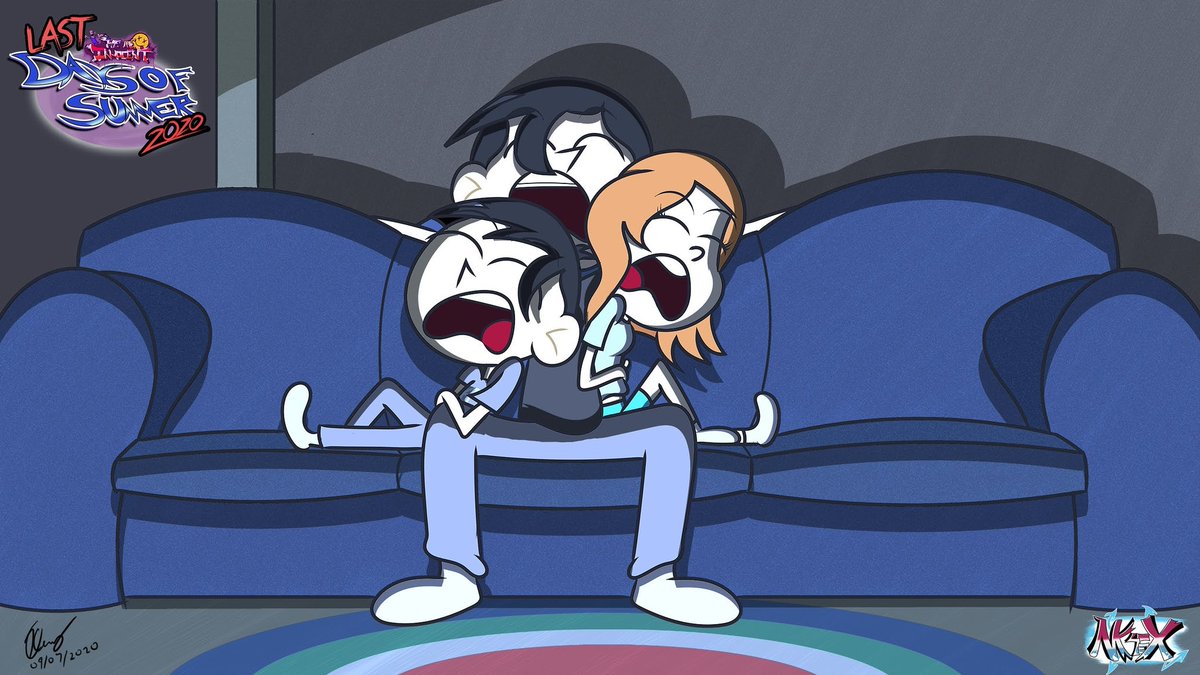 Kenny_G45x's tweet photo. Goodnight, fellas. Hope you had a relaxing summer. Until next time! 
#WeAreInnocentCartoon #MaxShepard #KenShepard #RileyTanner https://t.co/8P2xb20NxB