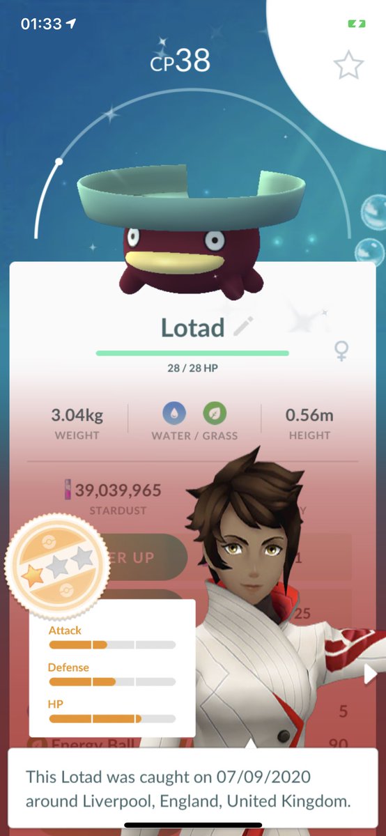 gainford's tweet photo. 10th shiny #Lotad.  #PokemonGoApp #PokemonGo #Pokemon #GotchaCatch https://t.co/7qKlYI1Es5