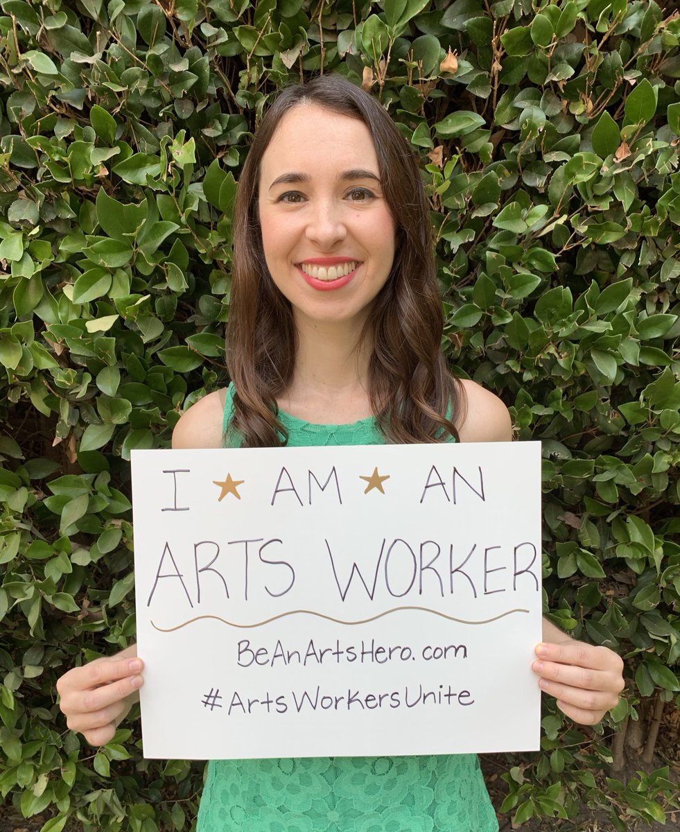 I AM AN ARTS WORKER. @KamalaHarris @SenFeinstein Be An #ArtsHero and support the #DAWNAct for relief to the Arts. There is no full economic recovery without the Arts. #ArtsWorkersUnite #SaveTheArts @BeAnArtsHero1