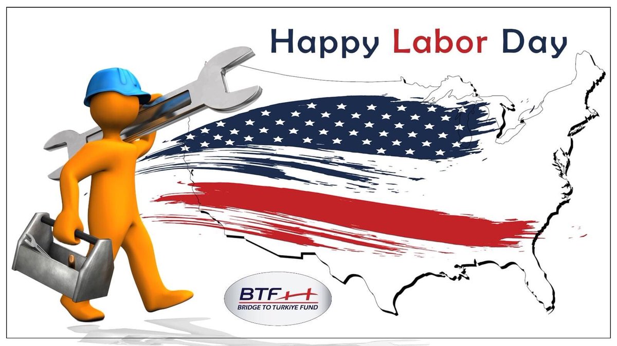 “No work is insignificant. All labor that uplifts humanity has dignity and importance and should be undertaken with painstaking excellence.” - Dr. Martin Luther King Jr.

Happy #LaborDay 👮‍♀️👷👩‍⚕️👩‍🌾👨‍🍳👩‍🔧👩‍🚒
#Bridge2Turkiye
#WeDeliverHappiness
#WeSupportEducation
#BTF4Kids