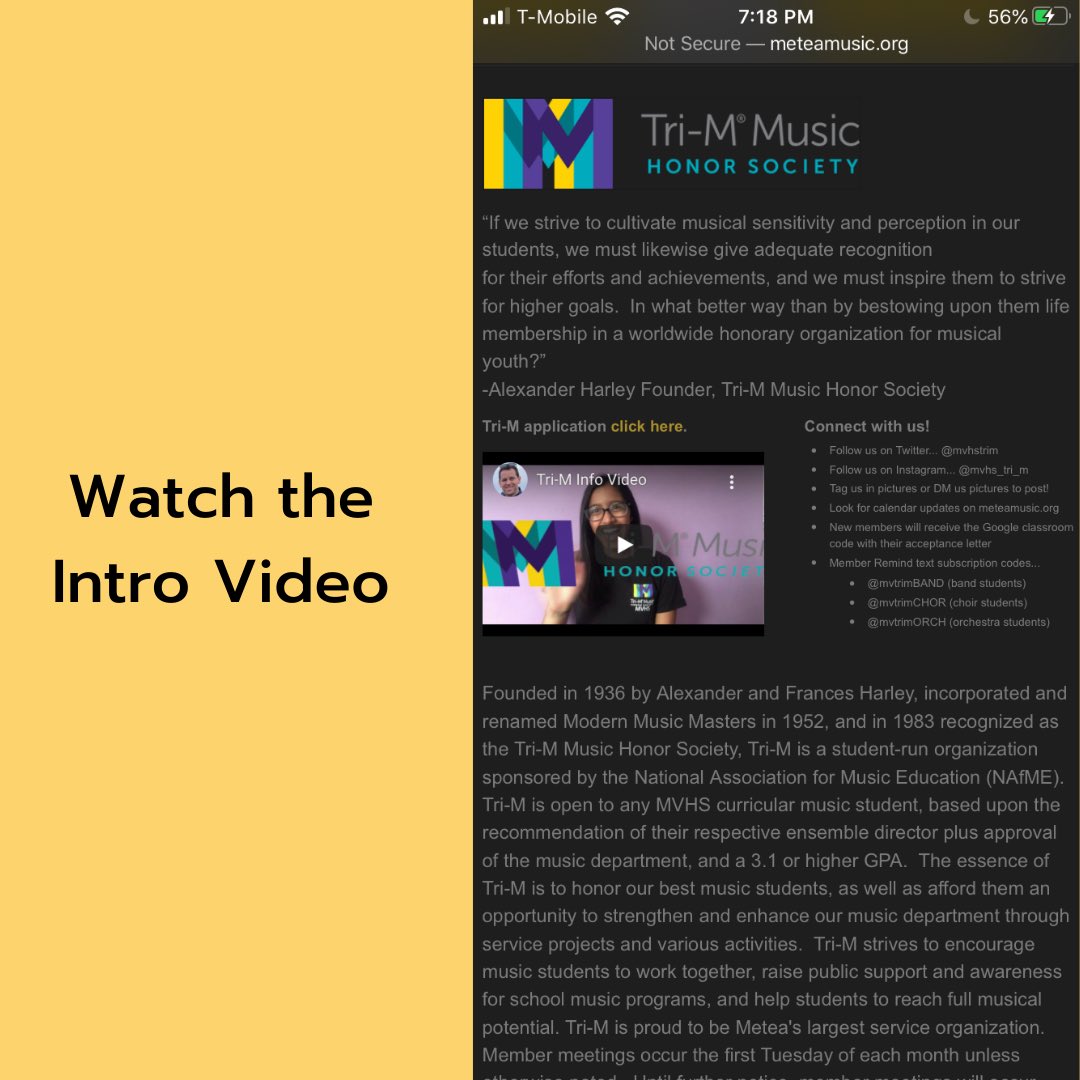 mvhstrim's tweet photo. Check out the info for 2020-21 Tri-M!!! https://t.co/63mDoDfpSK