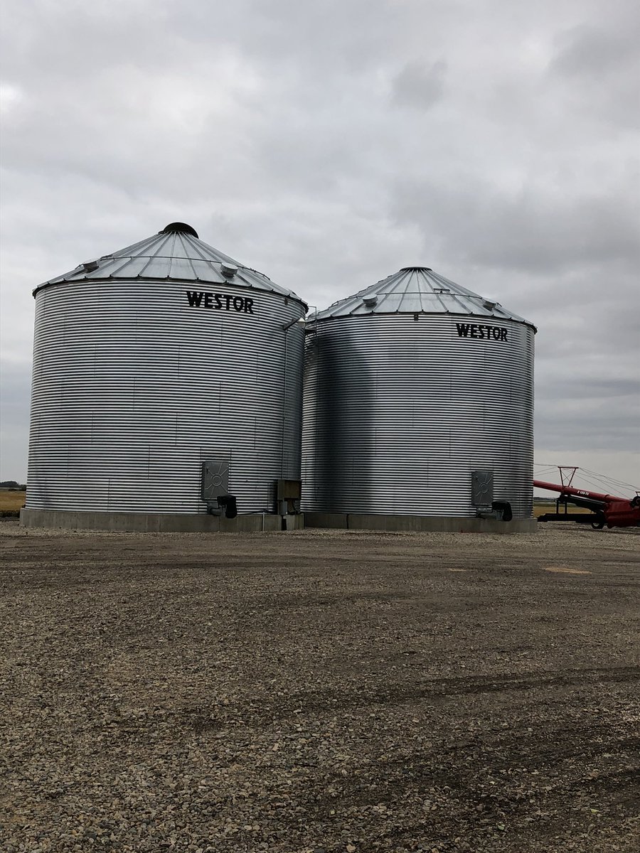 Well on the bright side it’s a good day to turn on the fans and cool down the 30C wheat we harvested last week