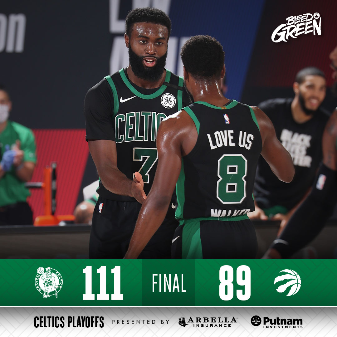 celtics's tweet photo. One more #CelticsWin ☘️☘️☘️ https://t.co/lUHLN9rGPR