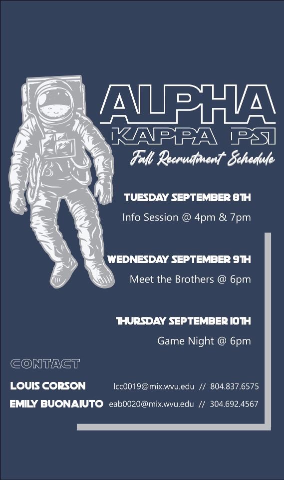 ALPHA KAPPA PSI- out of this world