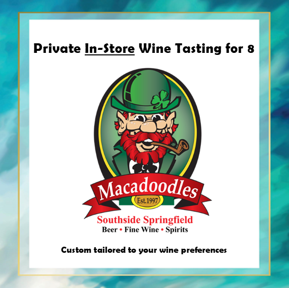 GYNCA's tweet photo. Have you seen this?

PRIVATE IN-STORE WINE TASTING FOR 8! Macadoodles Springfield has the best selection, service, and prices. Just ask any of their Wine, Spirits, &amp; Beer Experts for recommendations!

Donated By: @Macadoodlessgf - Brett &amp; Kim Lorenzen

https://t.co/S0awZONuzN https://t.co/jiEPwSF8c1