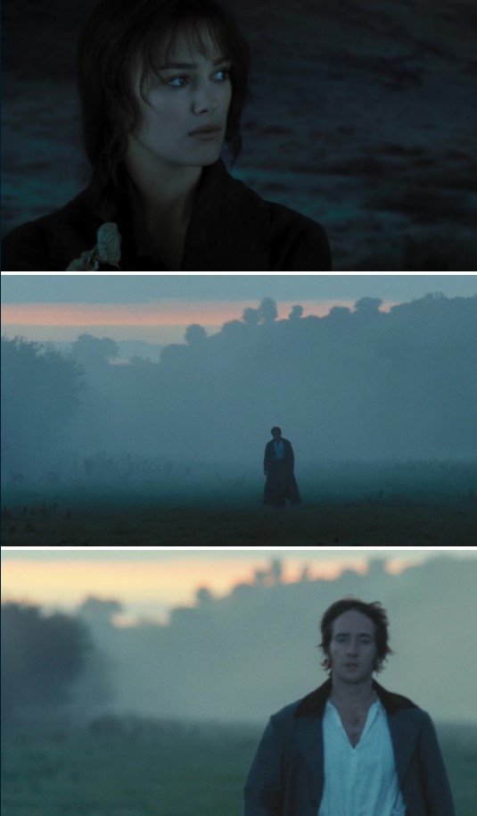 nizzygerwig's tweet photo. Pride &amp; prejudice (2005) as Emma (2020); a thread https://t.co/9cL1Wtvdl3