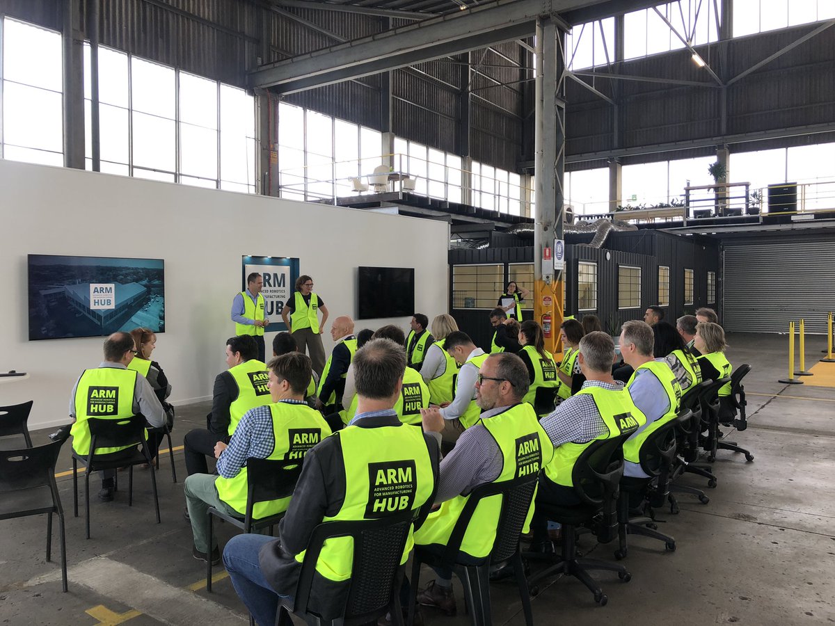 vibhorpande's tweet photo. Day 4: Entrepreneurship Bootcamp
The cohort is learning about the @ARMHubAus and their vision to bring together entrepreneurs, investors, universities, corporates, and government together to provide a springboard for our manufacturing industry. #QUTEMBA #QUTEship https://t.co/bHZyQMd6uf