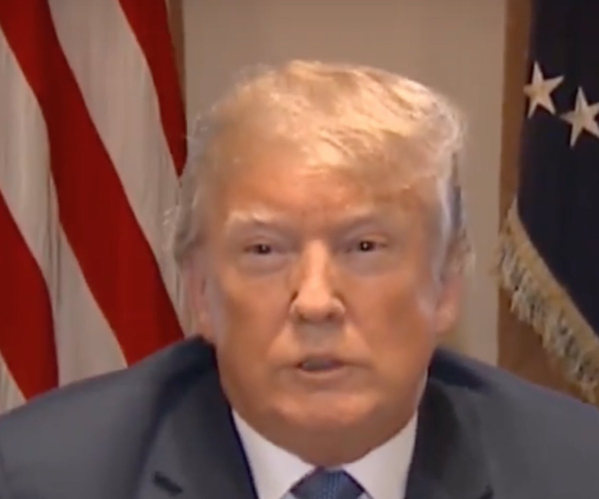 4/ Trump's bilateral, intermittent, extremely dilated pupils (oftentimes 8 or 9 mm in both eyes) are a result of drugs. From a neurologic and ophthalmologic perspective, no other explanation is logical. These pupillary findings are quantifiable, long-standing, and documented.