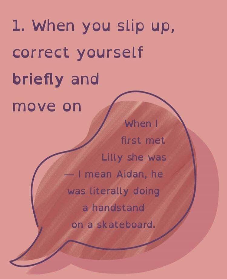Ledgemd's tweet photo. Guide to Getting Better with Pronouns Part 1

creator: Ethan Tai Bossuyt 
insta: tai.draws https://t.co/XVIxInphk1