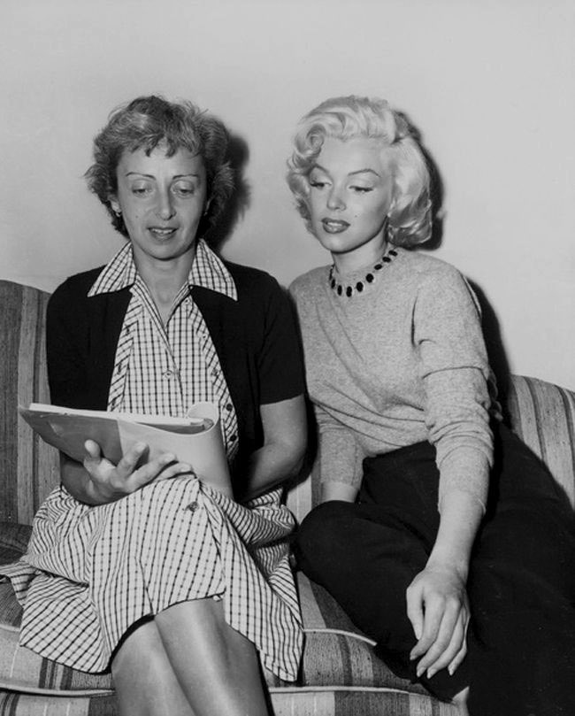 I did some digging and it turns out letters from her acting coach, Natasha Lytess, were discovered which detailed the 7 years where she and Marilyn lived as “husband and wife” - yes, including sexually. They were so close that Marilyn would hold her hand while shooting close-ups!