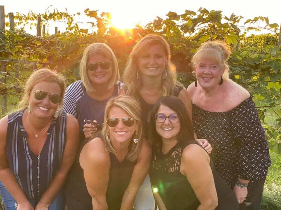 CaryForbes6's tweet photo. Celebrating the birthday boy at the winery.  Such a beautiful night! @MackinawWinery @JammSammich https://t.co/mLojlq44wp