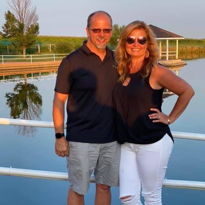 CaryForbes6's tweet photo. Celebrating the birthday boy at the winery.  Such a beautiful night! @MackinawWinery @JammSammich https://t.co/mLojlq44wp