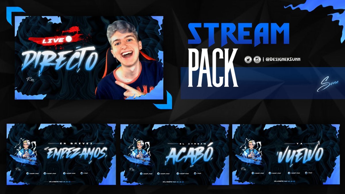 ⚡|| Stream Pack
Para: @GGWP_Ruiz 💙.