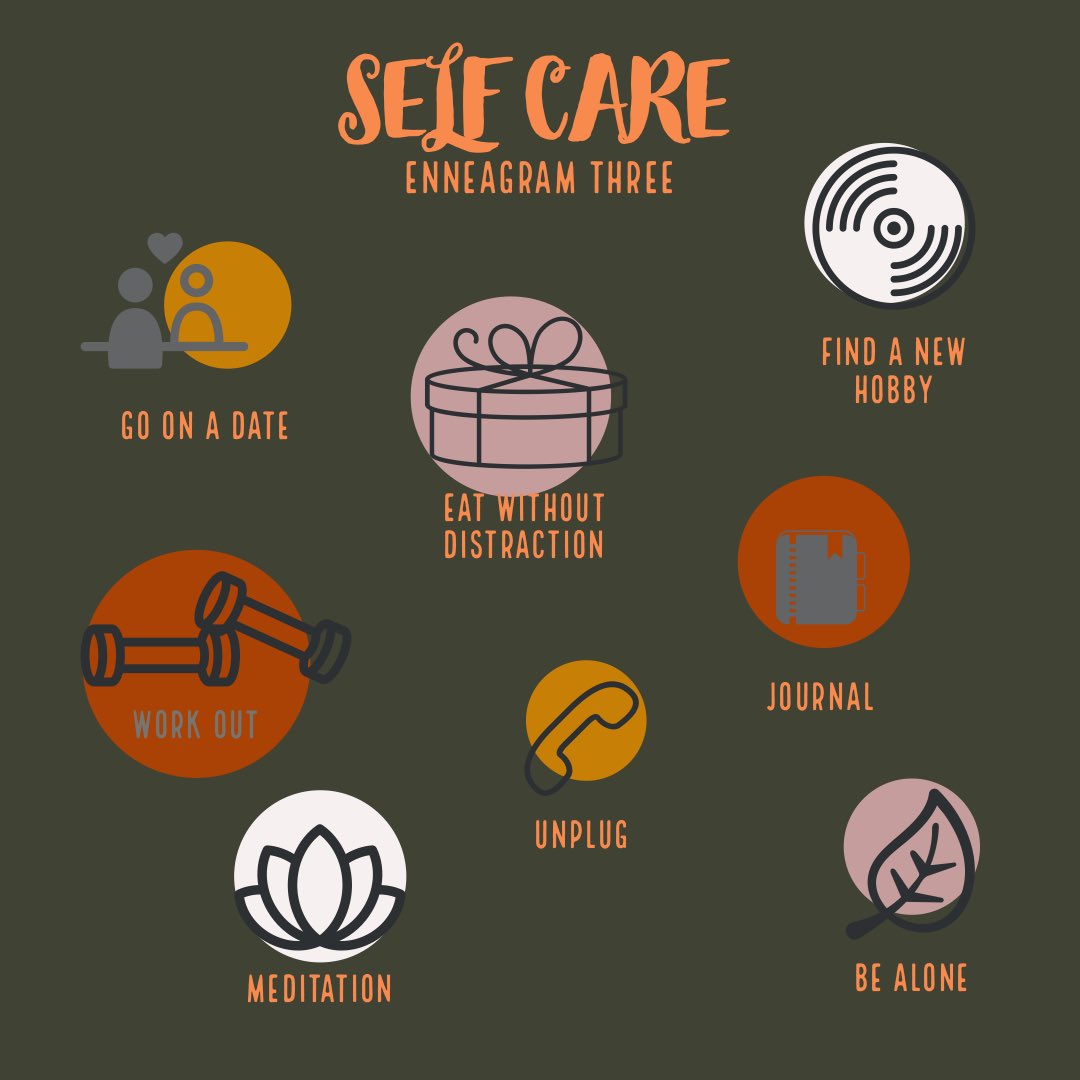 EnnegramE's tweet photo. #selfcare for an #enneagram3 A little #labordayweekend #motivation https://t.co/LkUWOXoVIr