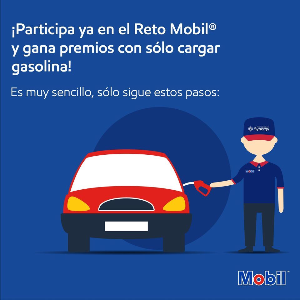 mobilpuebla_of's tweet photo. ¡Participa ya en el Reto Mobil® y gana premios por cargar gasolina! Es muy sencillo, sigue estos pasos y regístrate aquí: https://t.co/go5OOeeCTA https://t.co/ke8i67bNCn
