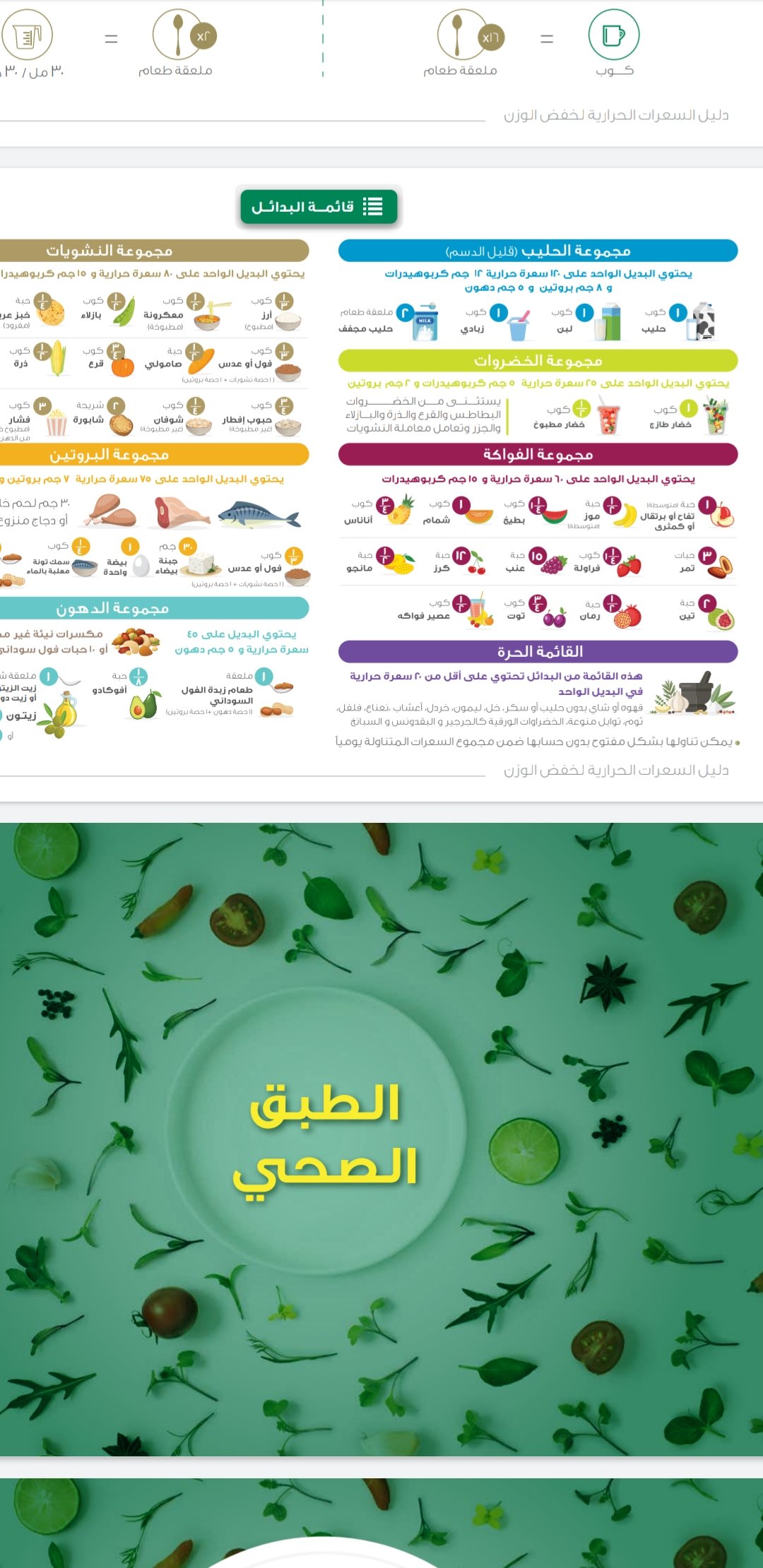 وزارة الصحة الوزن السعرات دليل لخفض الحرارية “الصحة” تصدر