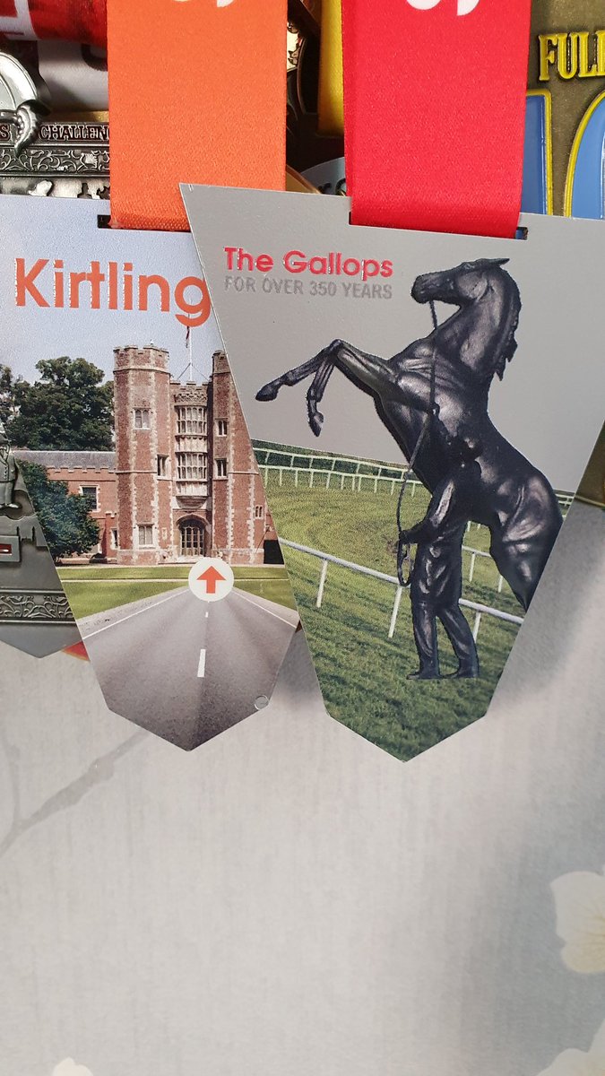 Weekend marathons at suffolk running centre. They have new medal themes so with 13 different routes with 13 different types to collect