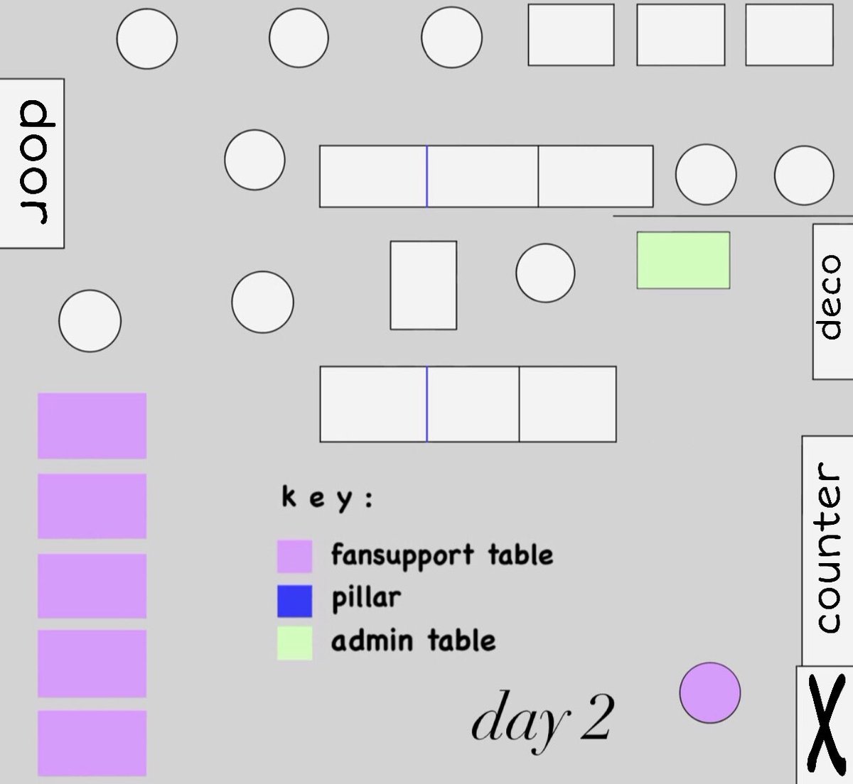 kimlinecafee's tweet photo. hello all ! 

below is the updated floor plan of +82, following the safe distancing measures. 

feel free to familiarise yourself with the layout and the rules &amp; regulations, which will be in the thread below, to have a smooth visit when you come for the event. thank you :)) https://t.co/07RE9olzPn