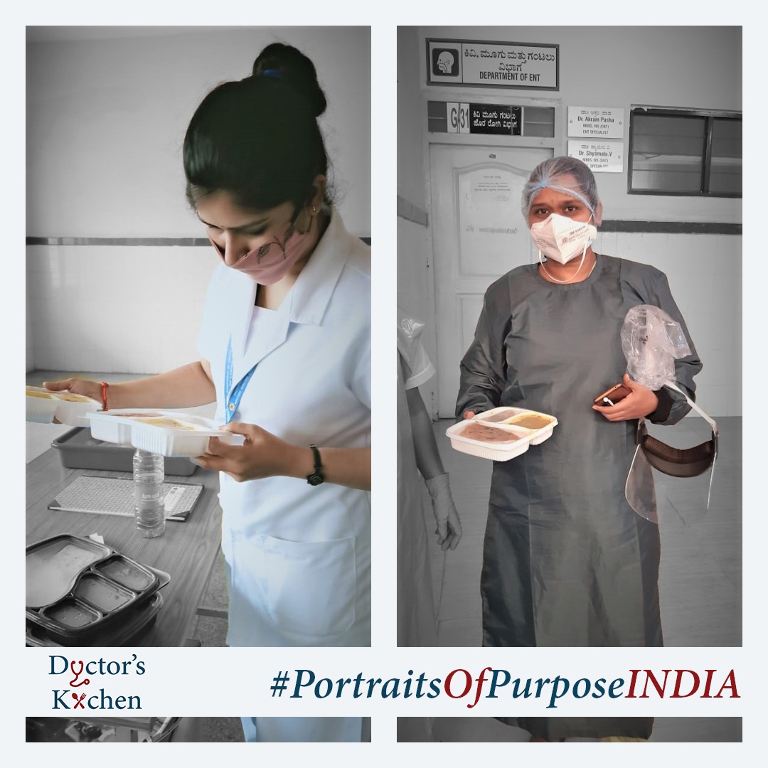 grovervj's tweet image. #Covidtimes need purpose-led solutions."Battles can't be won on empty stomachs" is an old adage inspires us to cook n serve meals to  frontline medical staff in govt hospitals . #PortraitsOfPurposeINDIA campaign by @dbsbankindia is a great initiative. @DoctorsKitchen2 @esgarg