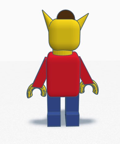 MichaelBarns1's tweet photo. Y6 students have been busy using @tinkercad to design an Aussie Christmas #LEGO piece. Complete with #mullet this little guy finally got 3D printed @cps_whitford https://t.co/VfCMer0qsQ