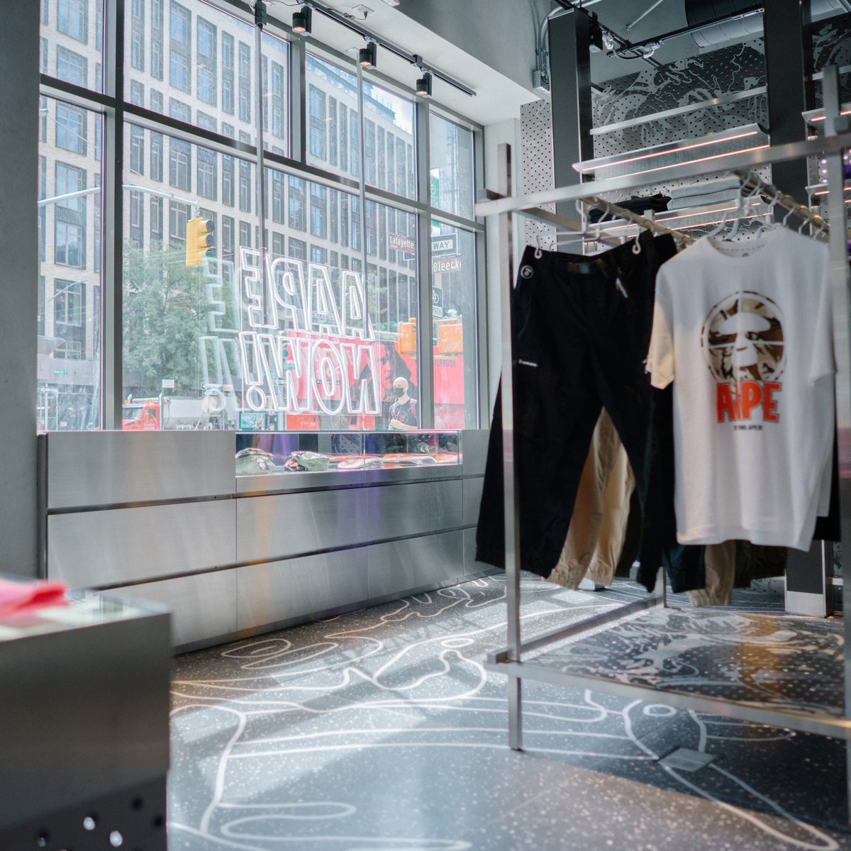pe Official pe By A Bathing Ape Has Landed In New York Visit Our New Store At 340 Lafayette Street pe pebyabathingape T Co Gzezn62egy