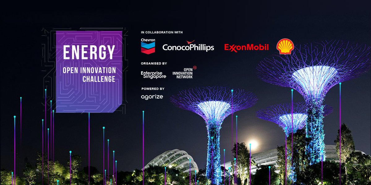 The Energy Open Innovation Challenge is LIVE! Showcase your solution in the areas of i) Asset Management, ii) Robotics, iii) Sustainability, and iv) Workflow with the prospect to build a long-term strategic partnership with Enterprise Singapore ➡️ agorize.co/2ZjmrWp