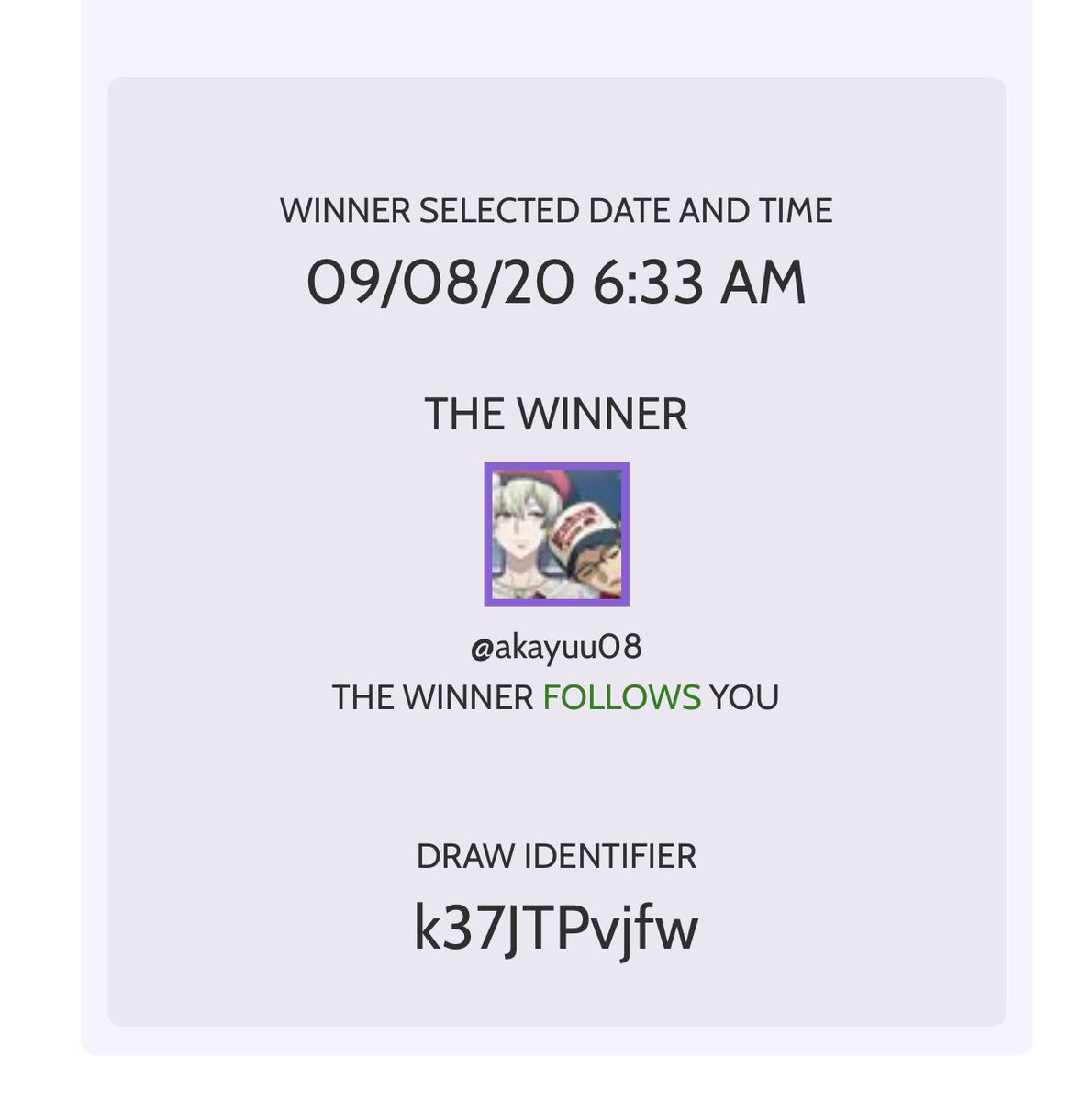 ACNH_Lukey's tweet photo. @akayuu08 Congratulations I’ll be in touch shortly via DM’s! https://t.co/qk8rONjXLW