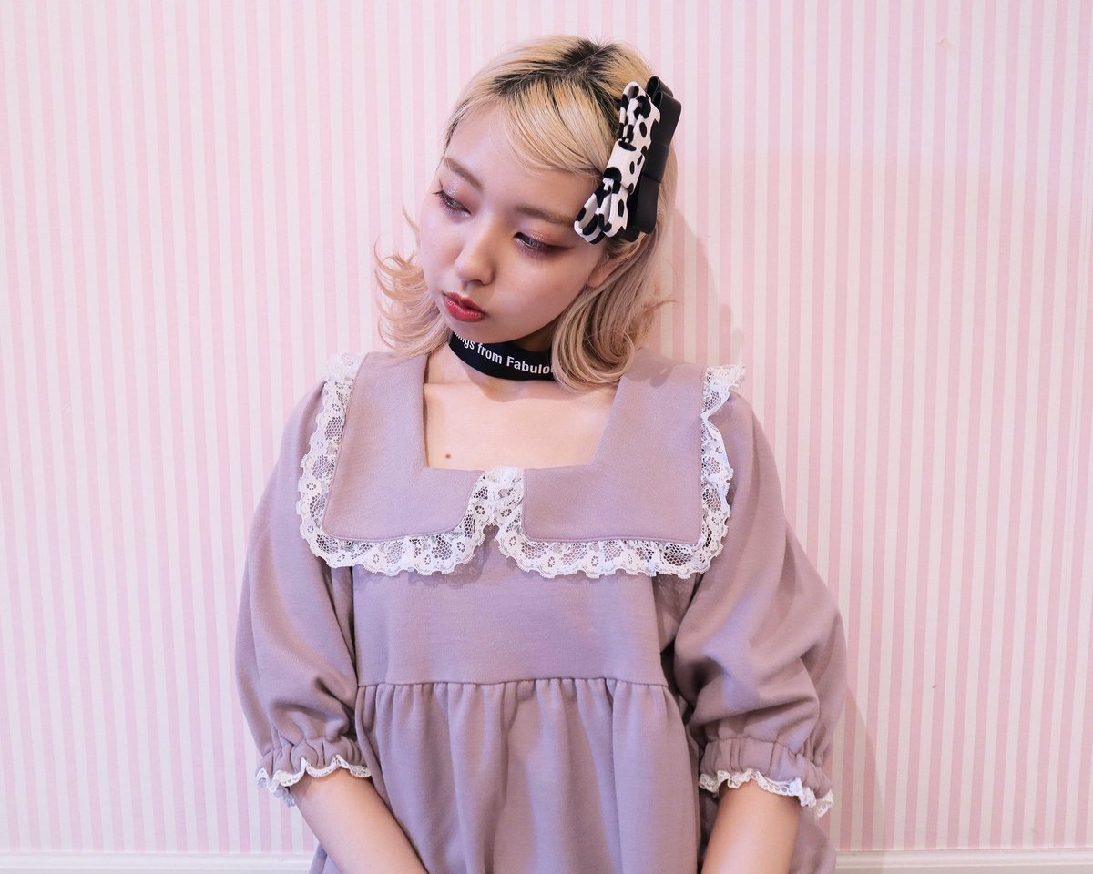 Katie The Store 𝔻 𝕆 𝕃 𝕃 𝕐 スクエアカラーに おおきなパフスリーブ オーバーシルエットだからこそ Dolly にも着こなせるワンピースは 今年も活躍しそう Bad Tea Square Collar One Piece 27 800 T Co Ymh9vatbgb スタッフ身長