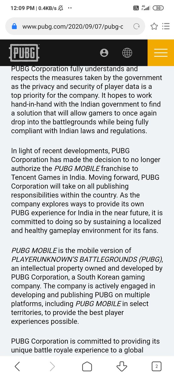 TeamHarshit's tweet photo. Good News For All Pubg Lovers  #PubgBack #PubgMobileIndia @PUBGMOBILE @PUBGMOBILE_IN https://t.co/IPO4Z7wj8g