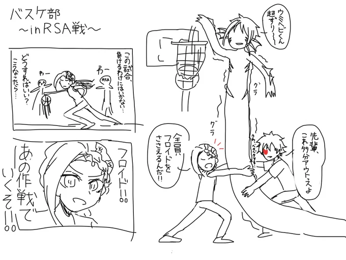 がんばれ!フロイド君!
inバスケ部 