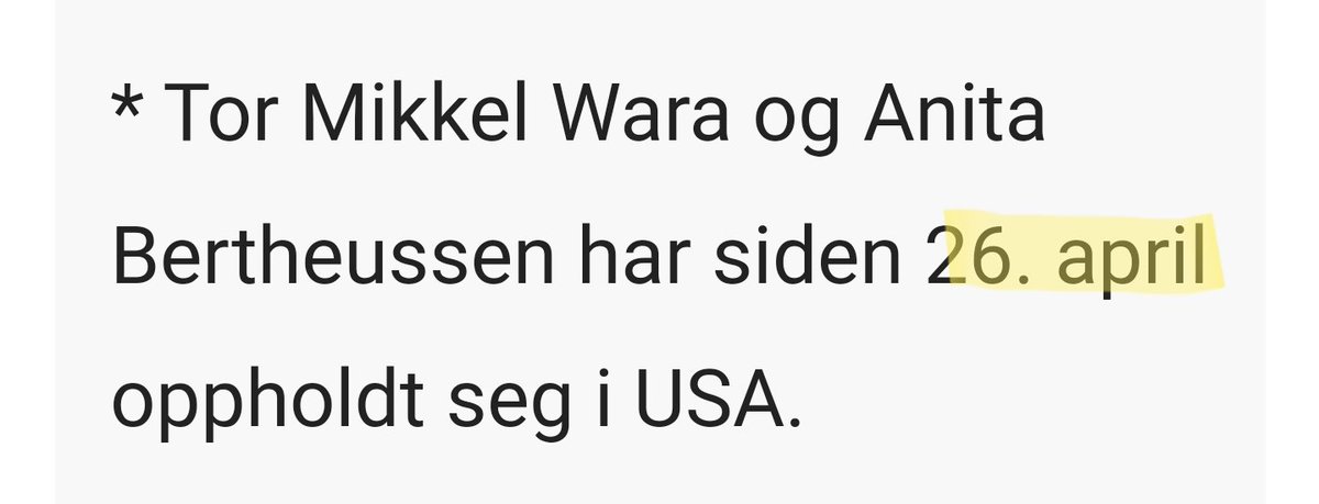 orhusby's tweet photo. Er det ofte de stempler post på søndager på norske postkontor? Bare spør.

Bertheussen og Wara dro til USA den 26.april, som er en fredag. Pakken stemplet søndag 28.april, to dager senere.

#Bertheussen
#WaraGate https://t.co/MnuTEFsO7K