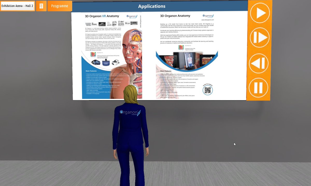 3Dorganon's tweet photo. #AMEE2020 virtual conference 2nd day. Find #3DOrganon team at the Exhibition Arena- Hall 2.
Contact us at prosupport@3dorganon.com or visit our website https://t.co/kzYmwfbwxN and learn more about us.
#vranatomy #bestvranatomy #meded #DeepQ #HTC #healthcare #amee2020experience https://t.co/tsipM7YhmO