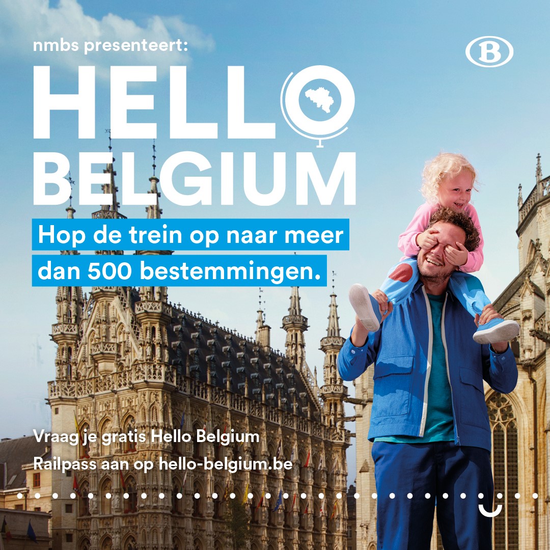 🚆🚆 Nog tot en met 30 september 2020 kan elke inwoner van dit land ouder dan 12 jaar (of die twaalf jaar wordt voor 31 maart 2021) de gratis Hello Belgium Railpass met 12 ritten aanvragen op hello-belgium.be