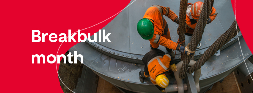 PortofAntBruges's tweet photo. September = #BreakbulkMonth. Atleast that's what we decided 😉 At @PortofAntwerp we are fully committed to breakbulk. We provide high-quality shipment of the most diverse breakbulk cargo. 👉 Want to learn more? Surf to https://t.co/QnH8ALaUYL &amp; discover all of your options. https://t.co/GHNYT7LOEA