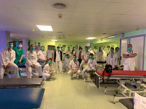 FisioRespiVH's tweet photo. Today is the world #physio day! Still fighting against COVID but also taking care of our all patients. #physiotherapy is movement and movement is life! Physiotherapy must be implemented in better ratios in hospitals and obviously implemented in primary care. @ColFiCat @vallhebron https://t.co/nf6mCR3xRe