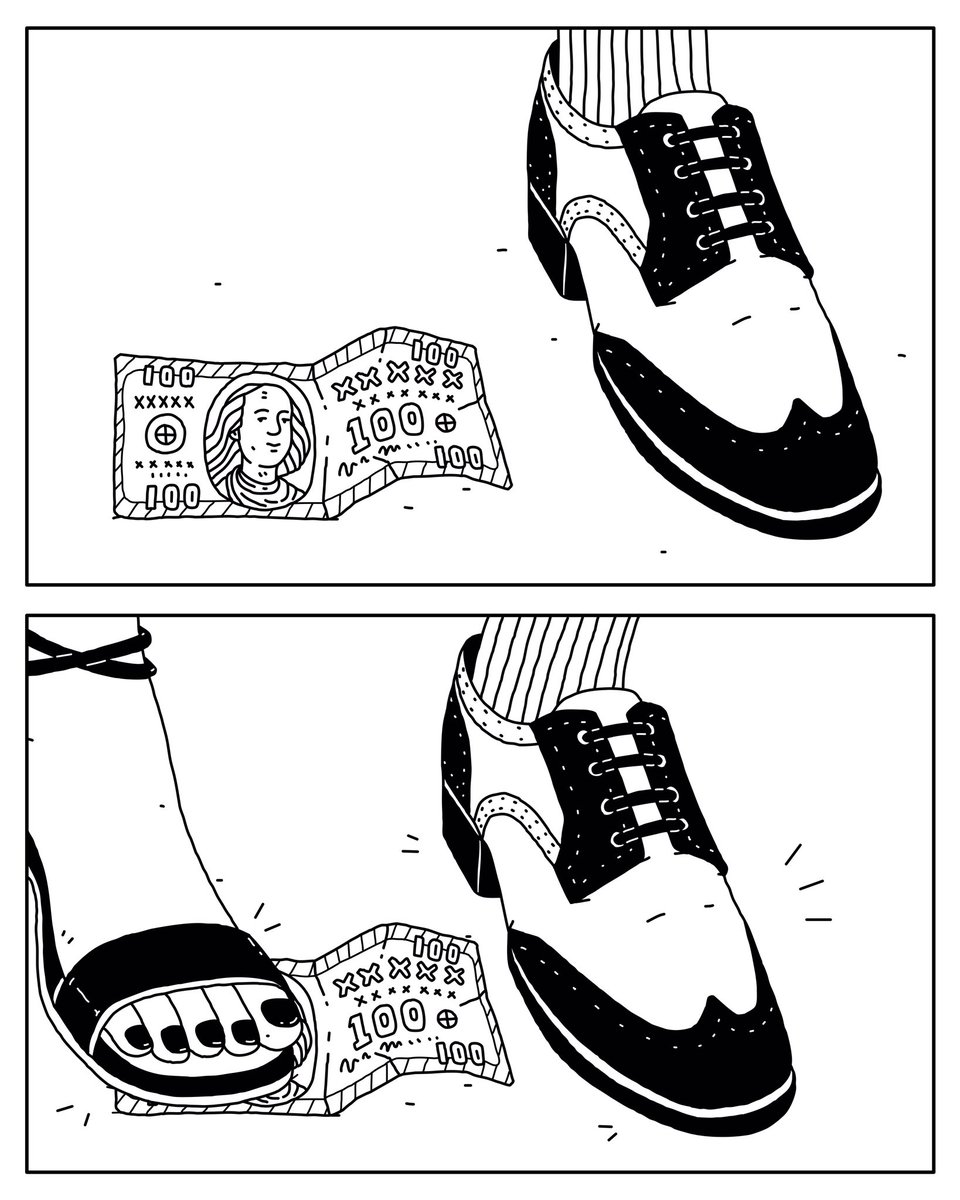 Qbnoco 早いもの勝ち Illustration Cartoon Highheels Money Shoes Blackandwhite Early Pickup Win Line Legs Foot Dollar Qbnoco イラスト 漫画 ハイヒール お金 靴 白黒 早い 拾う 勝ち ライン 足 ドル 일러스트