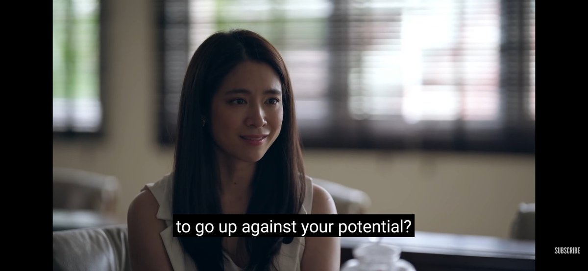 with director Supoj that while she came from a family with significant background, she would easily trade it with having a potential in a heartbeat.