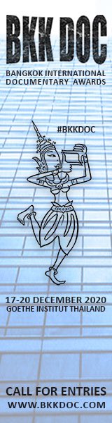 #BkkDoc is on its way. Bangkok International documentary Awards Festival will take place at the #goethe institut 17-20 December 2020
Over 200 films in competitions, out of which the 50 members strong Jury will select the Award Winners. bkkdoc.com