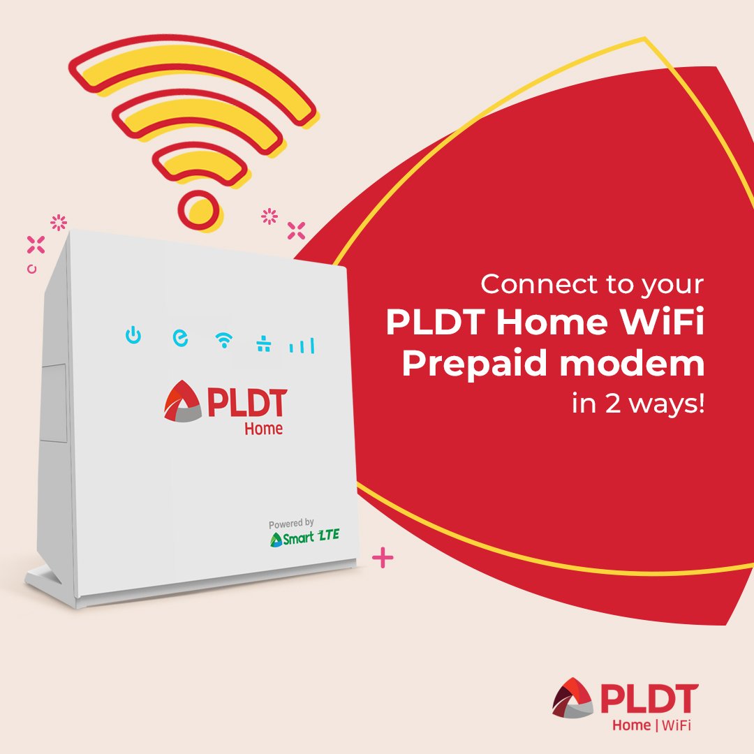 Here are 2 easy ways you can access the internet with your PLDT Home WiFi modem! Visit  http://pldthome.com/homewifi  to learn more.  #PLDTCares