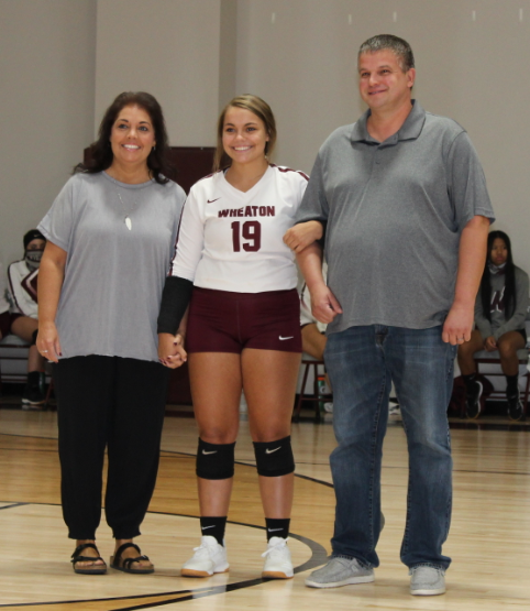 wheatonbulldogs's tweet photo. WHS Senior Volleyball & Cross Country have also been recognized for 2020! We are pleased to honor these athletes as they embark on their final high school seasons! Pictured are: Madison, Giovanna & Hector. #WHSDogs https://t.co/41CKqfokFI
