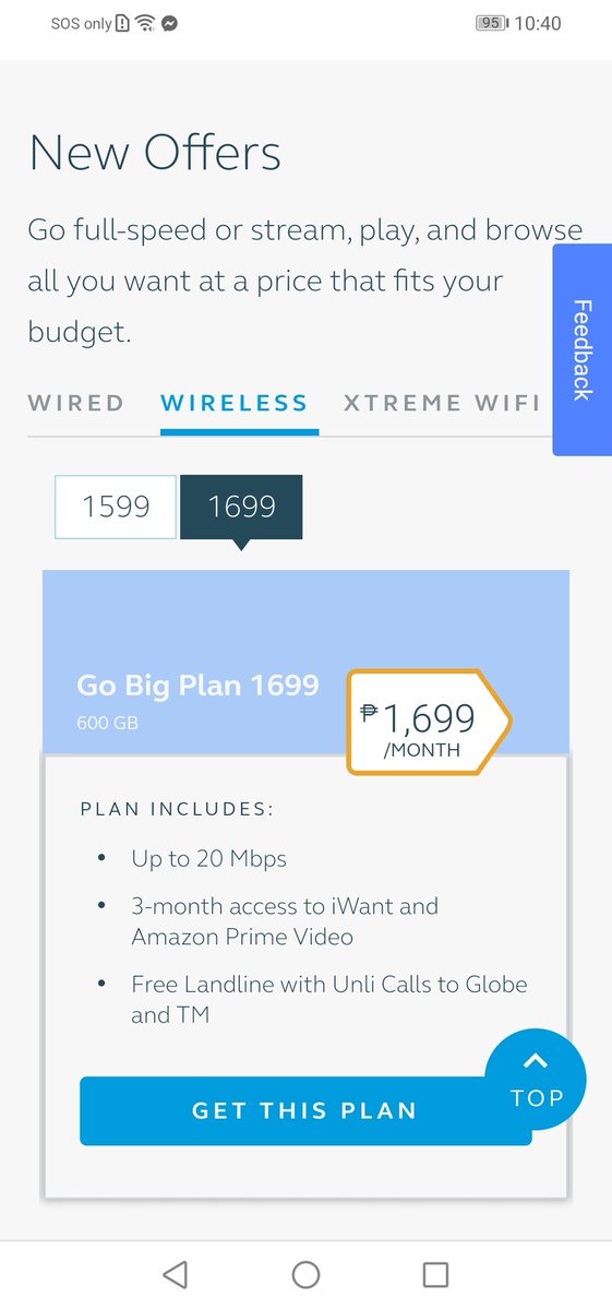 conyotutorials's tweet photo. Hi @talk2GLOBE is there a way to upgrade my current wireless plan from 1299 to this 1699? https://t.co/TbZ0kXNkKb
