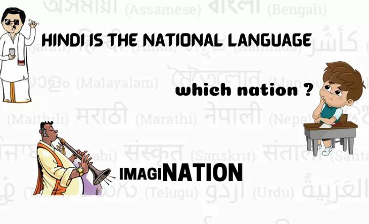 why is hindi the national language of india