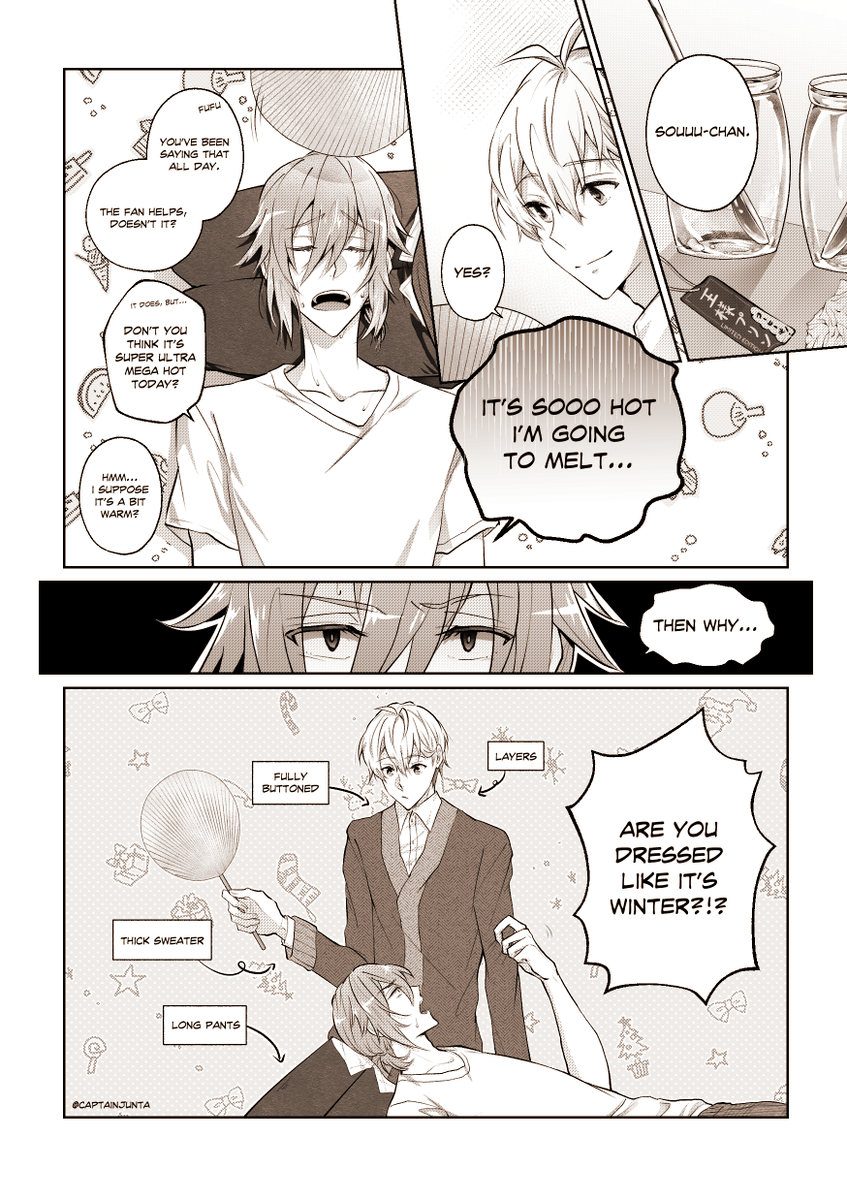 【環壮】the summer heat's getting to them one way or another ☀️💦 