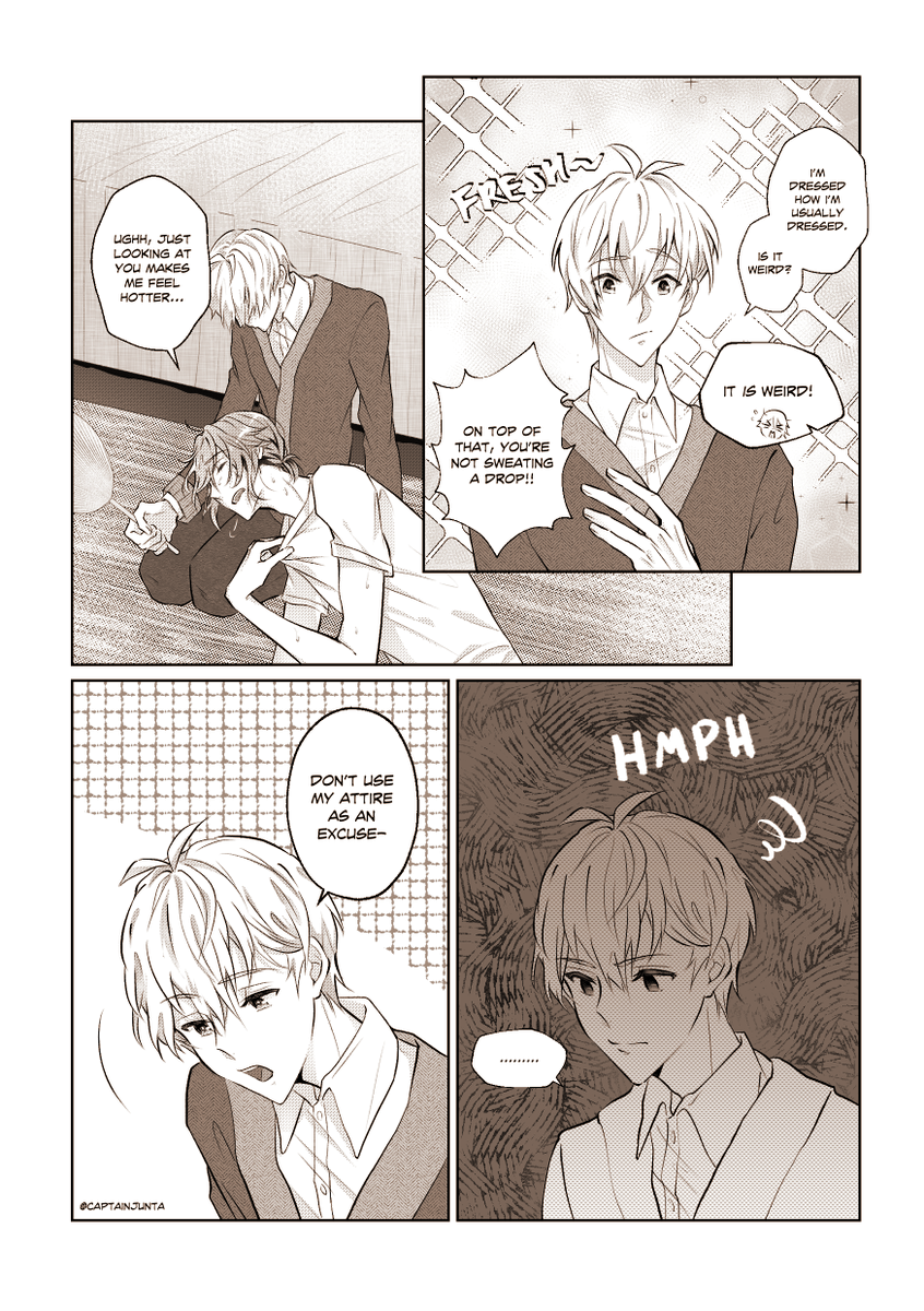 【環壮】the summer heat's getting to them one way or another ☀️💦 