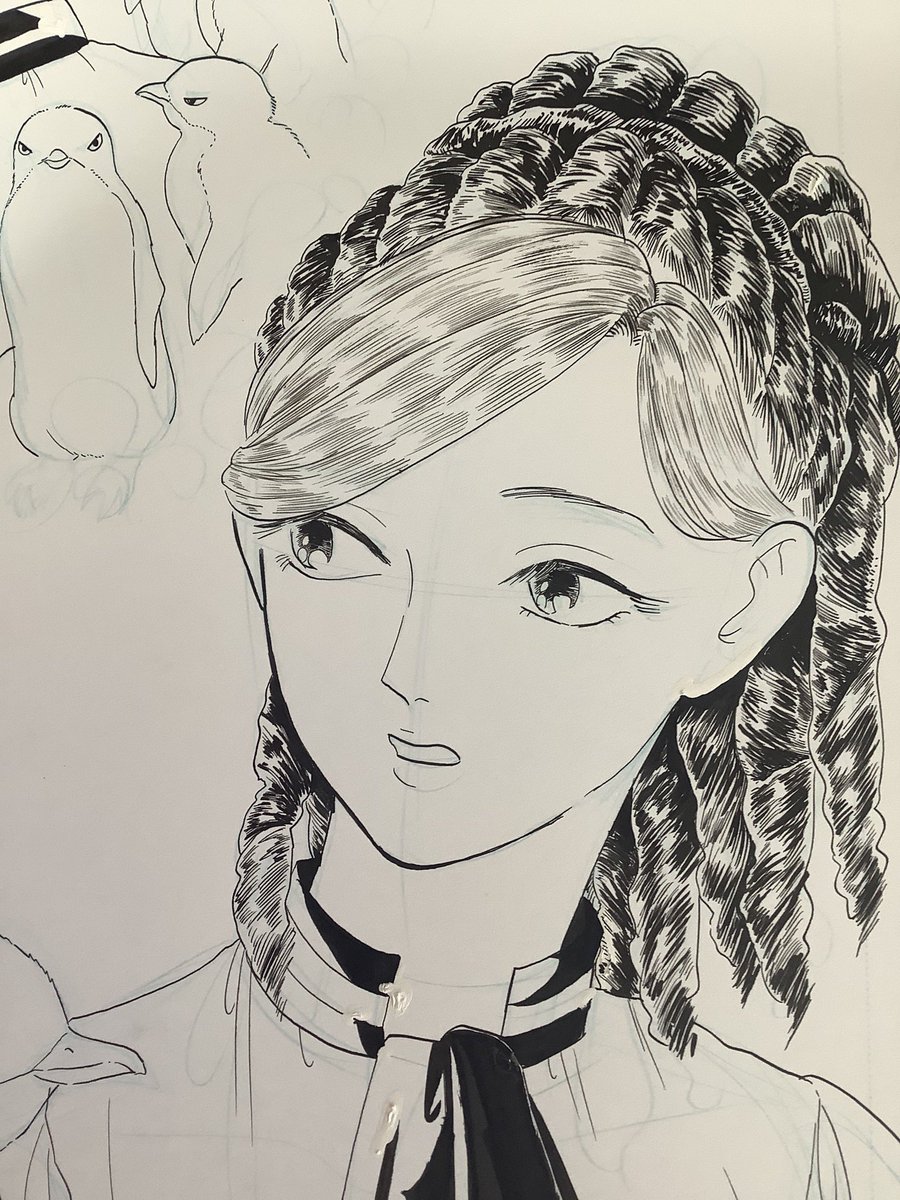 瑛子ちゃんのドレッドヘア大変で泣きながらかいた 