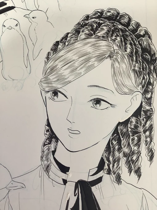 瑛子ちゃんのドレッドヘア大変で泣きながらかいた 