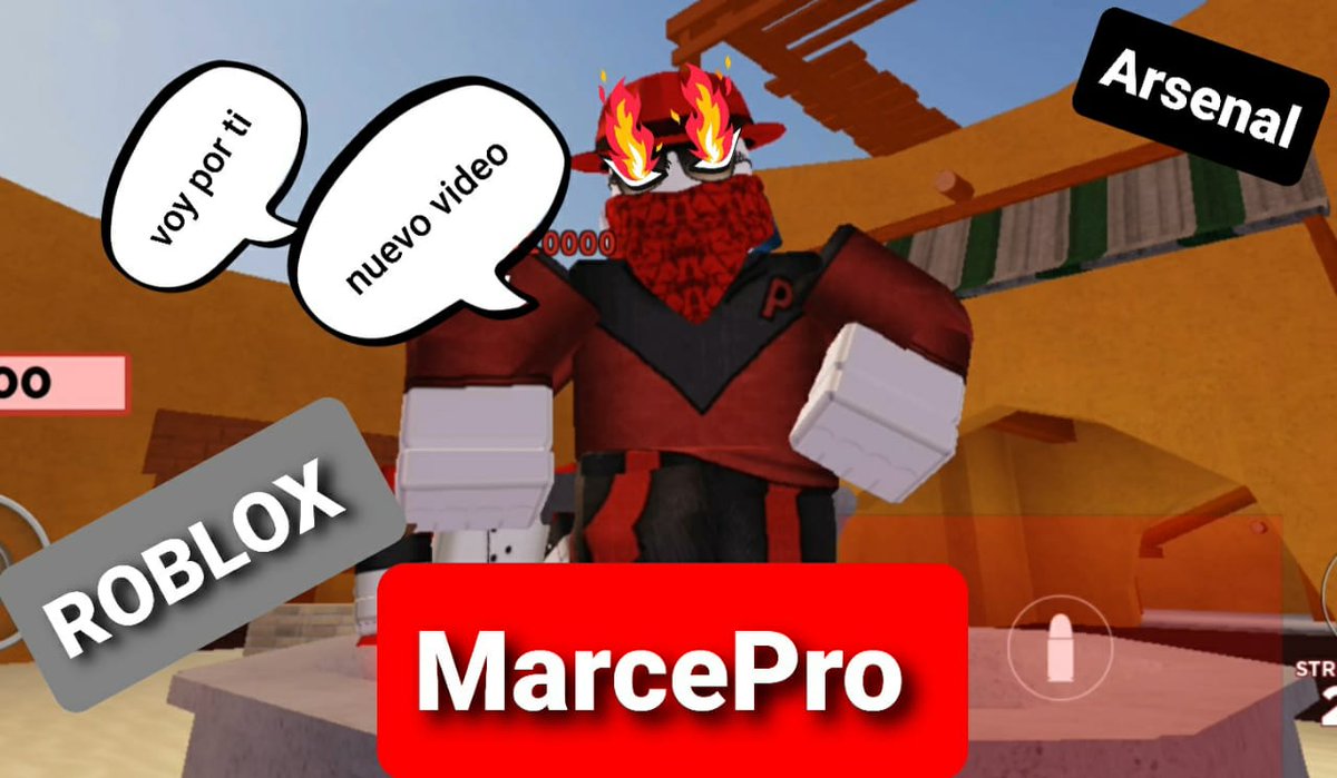 MarceProCraft's tweet photo. ¡Hola chicos y chicas! ¡Soy MarcePro y los invito a un nuevo video de #Roblox !!!
Esta vez, jugamos a #Arsenal #RobloxArsenal
https://t.co/VreDhdiLuA

Suscríbete y dale like a los videos!!!... Saludos!!! #Games #RobloxKitty #Piggy #PiggyRoblox #FieldTripZ #FieldTripZRoblox https://t.co/SZLXat4Yhm