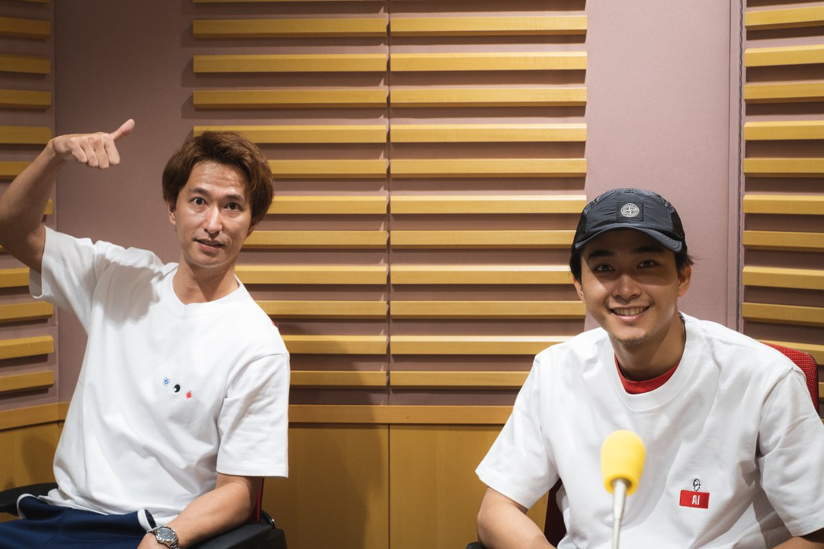 reprofile_jp's tweet photo. https://t.co/o3ROP37qVG
7月6日（月）に放送された「SHE THREE presents 劇団EXILEのREPROFILE」に秋山真太郎さん、佐藤寛太さんが登場！ 番組では、自粛後のスタジオ収録でリスナーからの質問に答えていただきました。 https://t.co/w8NYcRpSIu