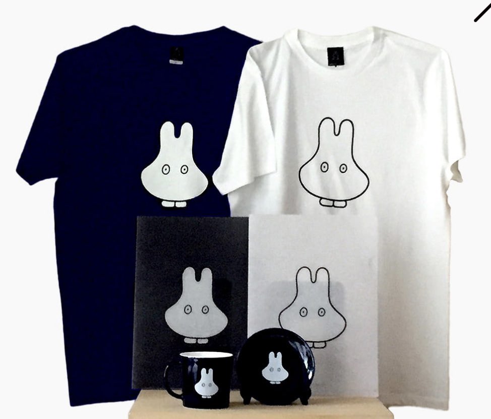 𝑝𝑖𝑒𝑛 ミッフィー展のおばけのtシャツとコップとエコバッグがほしすぎる かわいい