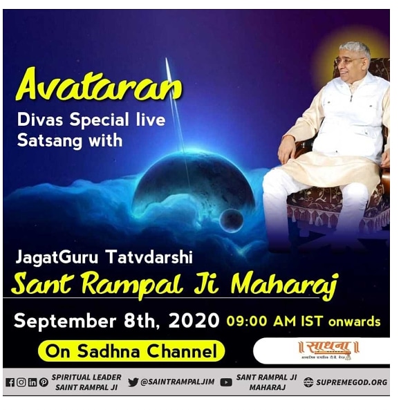 DassParmeshwar's tweet photo. #SantRampalJi_IncarnationDay
Hari Aaye Hariyana Nu
The prophecy of TulshiDas (जयगुरुदेव) in 7th September 1971
That Saint has been 20 years
But I can't tell you because it isn't allowed to yet
He is Jagatguru Tatvadarshi Saint Rampal Ji Maharaj because He has born 8th Sep 1951 https://t.co/G12PhPMpmh